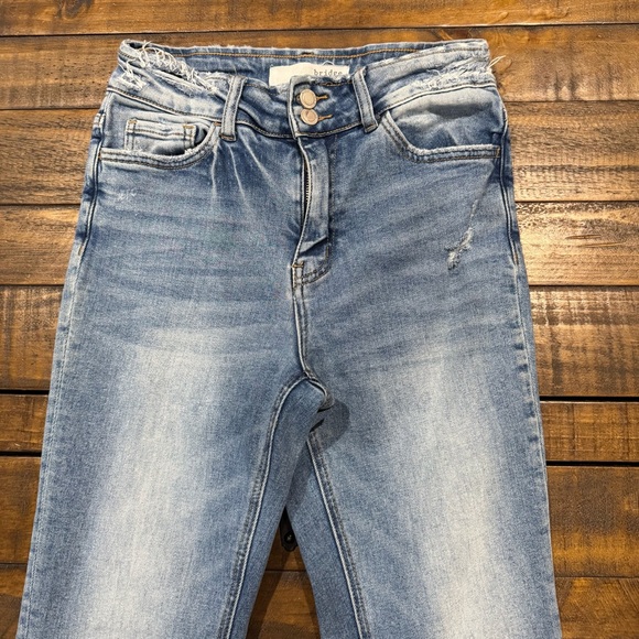 Bridges by GLY Buckle Brussels Taylor Ultra High Waisted Super Flare Jeans 27 - Picture 13 of 14